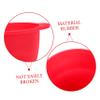 BELLIFFY Silicone Mask Bowl Wax Melting Pan for Facial Bowl Use Hair Wax Warmer for Masks Red Kitchen Accessories view 3