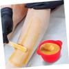 BELLIFFY Silicone Mask Bowl Wax Melting Pan for Facial Bowl Use Hair Wax Warmer for Masks Red Kitchen Accessories view 4