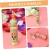 BELLIFFY 2pcs Small Empty Glass Bottles 12ml Refillable Decorative Bottles with Metal Caps Versatile Design for Essential Oils view 3