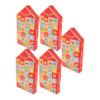 VOSAREA 5pcs Cakes Box Christmas Calendar Boxes for Countdown Party Favor Advent Countdown Paper Candy Containers Household Decor view 1