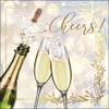 20 Napkins Birthday Cheers Celebrating Table Decoration Paper Napkins with Motif Also for Decoupage and Decoupage 33 x 33 cm view 1