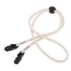 POPETPOP Hat String Adjustable Windproof Strap Clip Retainer for Bucket Hats Chin Cord Strap Beige view 1