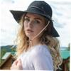 POPETPOP Hat String Adjustable Windproof Strap Clip Retainer for Bucket Hats Chin Cord Strap Beige view 4