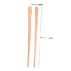 CANIGHT 300pcs Nose Wax Applicator Sticks Gentle Wooden Hair Removal Spatulas for Eyebrows Lips and Facial Areas Convenient Bagged Storage for Easy Use and Transport view 2