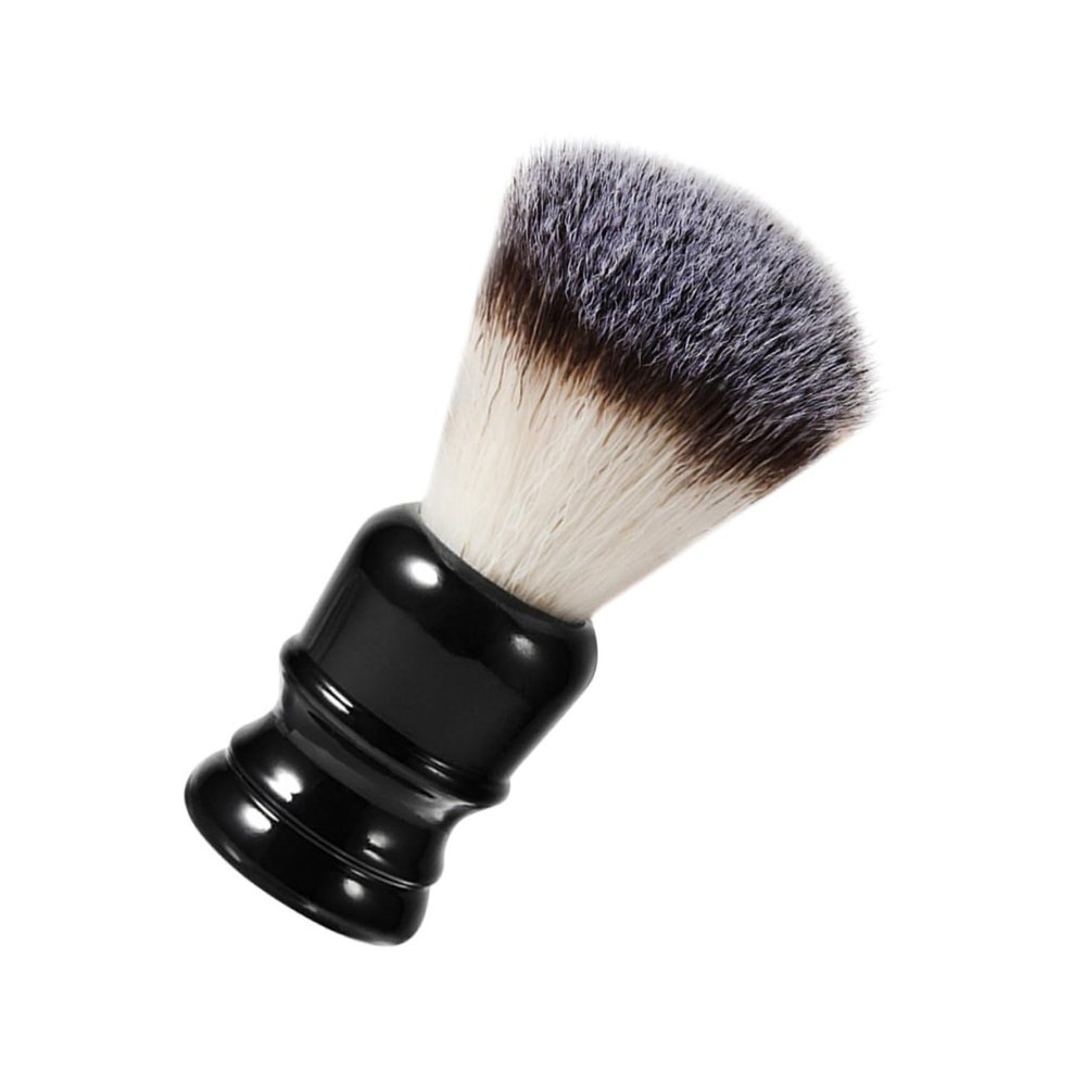 Ipetboom Nylon Beard Brush Resin Handle for Men Portable Beard Cleaning and Styling Tool for Shave Routine