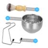 BELLIFFY Stainless Steel Dish Rack Beard Brush and Shaving Brush Holder for Facial Cleaning and Shaving Tool Storage view 4