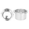 Wax Pot Liner, Silver Wax Warmer Inner Pot Non Stick and Heat Conductive 100mm Aluminum Alloy Hair Removal Waxing Bowl Accessory for Hair Remover Machine view 2