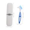 FRCOLOR Denture Toothbrush Holder Travel Case Portable Toothbrush Storage Box for Travel and Oral Care view 2