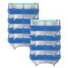 8 Pack Women's Razor Refill Compatible with Joy Razors, Blue view 1