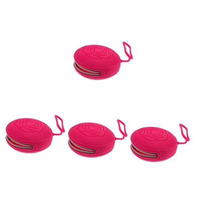 Baluue 4pcs Box Portable Silicone Organizer Case Reusable Storage Box for Outdoor Travel for Period Kit Organization
