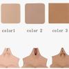 KRLZKID Silicone Breast Lifelike False Boob for Mastectomy Cosplay Crossdresser Transgender Artificial Breastplate,Color 2-E cup view 2