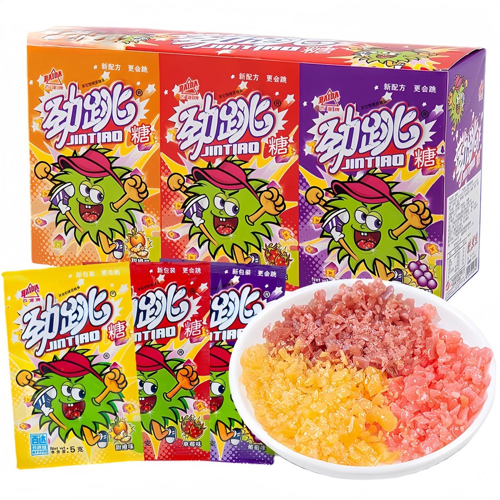 30Pcs Popping Candy Birthday Sweets Mixed Flavor Bursting Candys Sweets Gift Box Strawberry Popping Candyss-Holiday Gifts for Kids