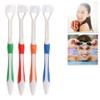1Pcs Three-Sided Toothbrush Autism Sensory Toothbrush Bristle Travel Toothbrush for Complete Teeth Gum Care Pretty Good Angle Clean Each Tooth, Soft and Gentle Green view 2