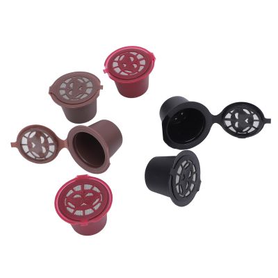 6pcs Reusable Capsules Cups Household Coffee Capsules Filter Refillable Capsules Pods for Coffee Making
