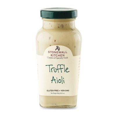 Stonewall Kitchen Truffle Aioli, 291g Glass - Luxurious Truffle Aioli with Black Truffle and Truffle Oil, Perfect for Burgers and Foodies