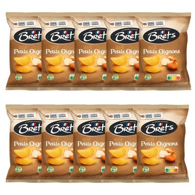 Brets Onion Crisps 125g x 10