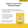 Sweet Revolution Organic Turmeric Latte with Black Pepper Barista Blend (2 x 100g) tub. Gluten Free, Dairy Free, Refined Sugar-Free. view 3