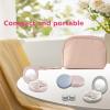 Desuibao 2 Pack Travel Contact Lens Case Kit Leak Proof, Cute Eye Contact Case with Mirror Tweezers Remover Tool Solution Bottle, Portable Daily Contact Lens Holder Storage Box for Outdoor (Blue) view 4