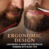 Ontaki 5" Beard & Mustache Scissor with Combs for Men - True Red view 4