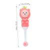 Baluue Soft Toddler Toothbrush 2pcs for Kids Age 0-9, Pink Round Head Manual Childrens Toothbrush with Soft Bristles, Cute Bear Shape for Baby Oral Care and Teeth Cleaning view 2