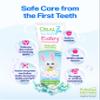 Oral7 Baby Toothpaste with Finger Toothbrush, Apple, 40ml view 3