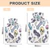 Lyeorm Cute Skateboards Hot Water Bottle with Soft Cover Large Hot Water Bag for Neck and Shoulder Pain Relief, Hot and Cold Compress, Hand Feet Warmer (2 Liter) view 3