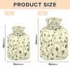Lyeorm Small Flowers Hot Water Bottle with Soft Cover Large Hot Water Bag for Neck and Shoulder Pain Relief, Hot and Cold Compress, Hand Feet Warmer (2 Liter) view 3