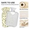 Lyeorm Small Flowers Hot Water Bottle with Soft Cover Large Hot Water Bag for Neck and Shoulder Pain Relief, Hot and Cold Compress, Hand Feet Warmer (2 Liter) view 4