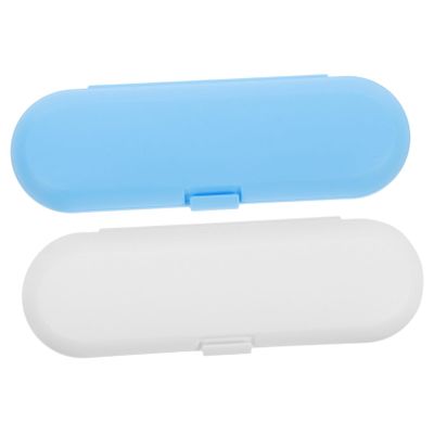 Baluue 2pcs Travel Toothbrush Holder Case Marble Toothbrush Holder for Oral Electric Portable Storage Case
