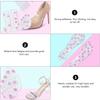 Baluue 1set Anti-wear Non-Skid Gel Insoles for Women Comfortable Shock-Absorbing Inserts for Sandals High Heels and Daily Wear Reusable Stylish and Foot Support view 2