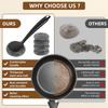 5 Pack Steel Wool Scrubber Set, Stainless Steel Scrubber with Long Handle, Deep Cleaning Metal Scrubber Set for Dishes, Pots, Pans, Grills and Sinks view 4