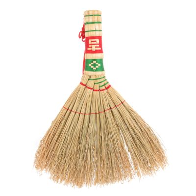KOMBIUDA Ergonomic Handle Straw Bed Brush Soft Bristle Cleaning Broom Indoor Sweeper Home Dust Duster Tool