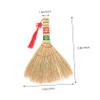 KOMBIUDA Ergonomic Handle Straw Bed Brush Soft Bristle Cleaning Broom Indoor Sweeper Home Dust Duster Tool view 4