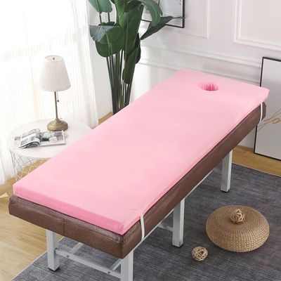 6cm Thick Sponge Table Topper with Breath Hole Removable Cover and Headrest Options Pink 70x190cm