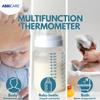 Multifunction forehead and ear thermometer with rigid case ABBICARE | Special baby mode ultra accurate and fast 1sec contactless | Professional infrared thermometer adult kids babies room view 3