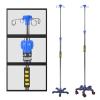 WTLONBF IV Pole Medical Portable IV Stand Pole with 4 Hook & 5 Caster, IV Bag Stand Adjustable Height Pole(Size:with Wheels) view 3
