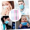 Baluue 5pcs Reusable Silicone Mask Ear Hooks Adjustable Mask Extension Buckles Anti-Pain Ear Saver Accessories for Comfortable Wearing Random Color view 4