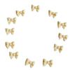 24 Beautiful Edible Sugar Bows. Handmade Birthday, Wedding. Anniversary, Bridal, Baby Shower, Mother's Day, Valentine, Christmas Cake/Cupcake Toppers/Decorations (Cream) view 1