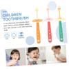 Healeved 3pcs Begin Early Boys and Girls Toothbrush Boy Girl Brush Year Old Soft Bristles Tooth Cleaning Brush view 3