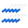 Baluue 10pcs Plastic Thermometer Storage Tube for Case Tube Container for Thermometer and Storage Empty view 1