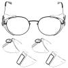 2pairs Protective Side Shields for Eyeglasses Pc Safety Glasses Covers Lightweight Eye Protection Flaps for Sunglasses and Spectacles view 1