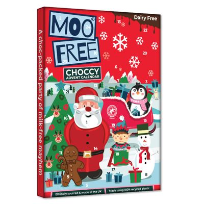 Moo Free Dairy Free Milk Chocolate Advent Calendars | Free-From Dairy, Gluten, Soya & Vegan