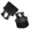 Baluue 2pcs Broken Hair Cleaning Brush Men Beard Brush Mustache Finger Ring Handheld Grooming for Daily Beard Care view 1