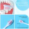 2Pcs Portable Folding Travel Toothbrush Set with Soft Bristles for Hiking, Camping, and Traveling view 4