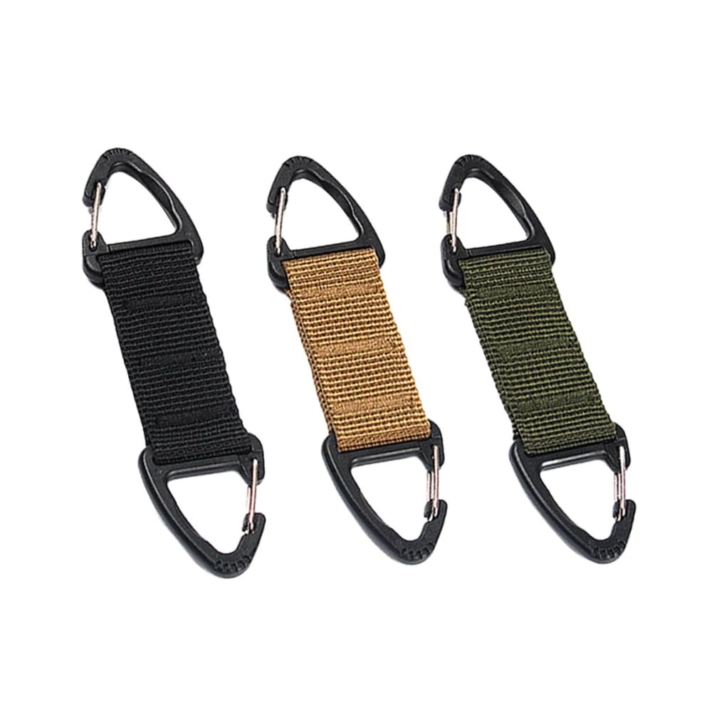 Baluue 3pcs Mask Hanger Hooks Buckle Anti-Slip Nylon Ear Rear Mask Strap Extenders for Backpack Attachment for Everyday Use and Outdoor Activities