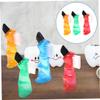 Baluue 3Pcs Denture Brush Mini Brush Practical Plastic PP Material Safe Convenient to Carry for Daily view 3