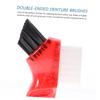 Baluue 3Pcs Denture Brush Mini Brush Practical Plastic PP Material Safe Convenient to Carry for Daily view 4