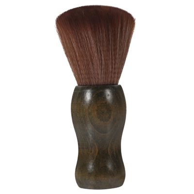 Baluue Wooden Handle Shaving Brush Mustache Care Brush Single Color Nylon Bristles Beard Grooming Tool for Men Personal Care Accessories with Random Handle Color Random Color