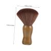 Baluue Wooden Handle Shaving Brush Mustache Care Brush Single Color Nylon Bristles Beard Grooming Tool for Men Personal Care Accessories with Random Handle Color Random Color view 2