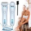 2 in 1 Electric Shaver Razors for Women (Blue)